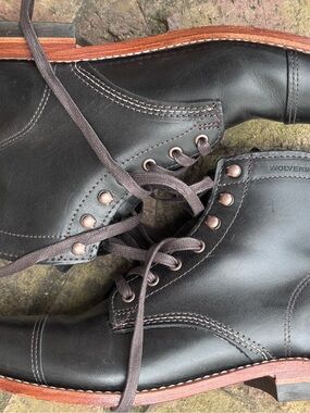Wolverine 1000 Mile Men’s Black Chromexcel Boots 9.5 US